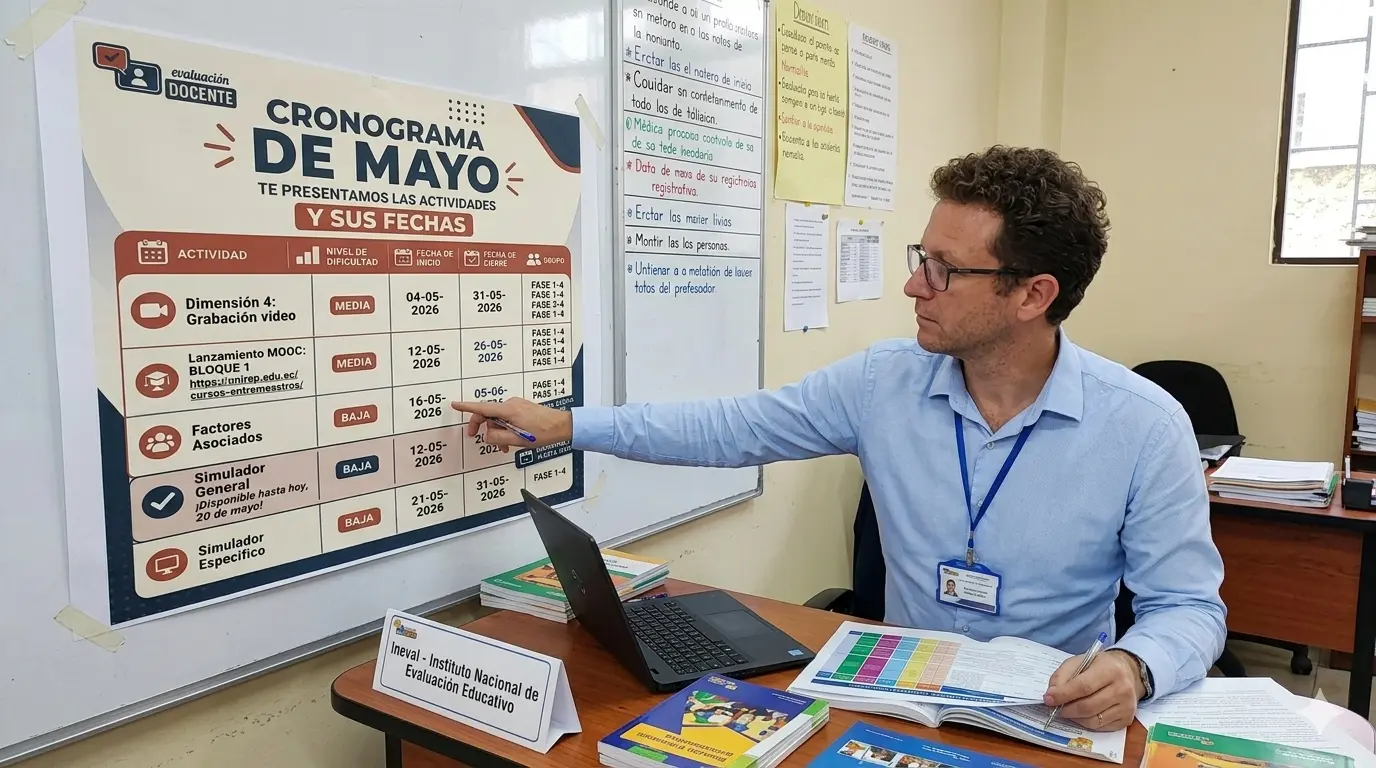 Cronograma Actualizado de la Evaluación de Desempeño Docente 2026: Fechas y Requisitos
