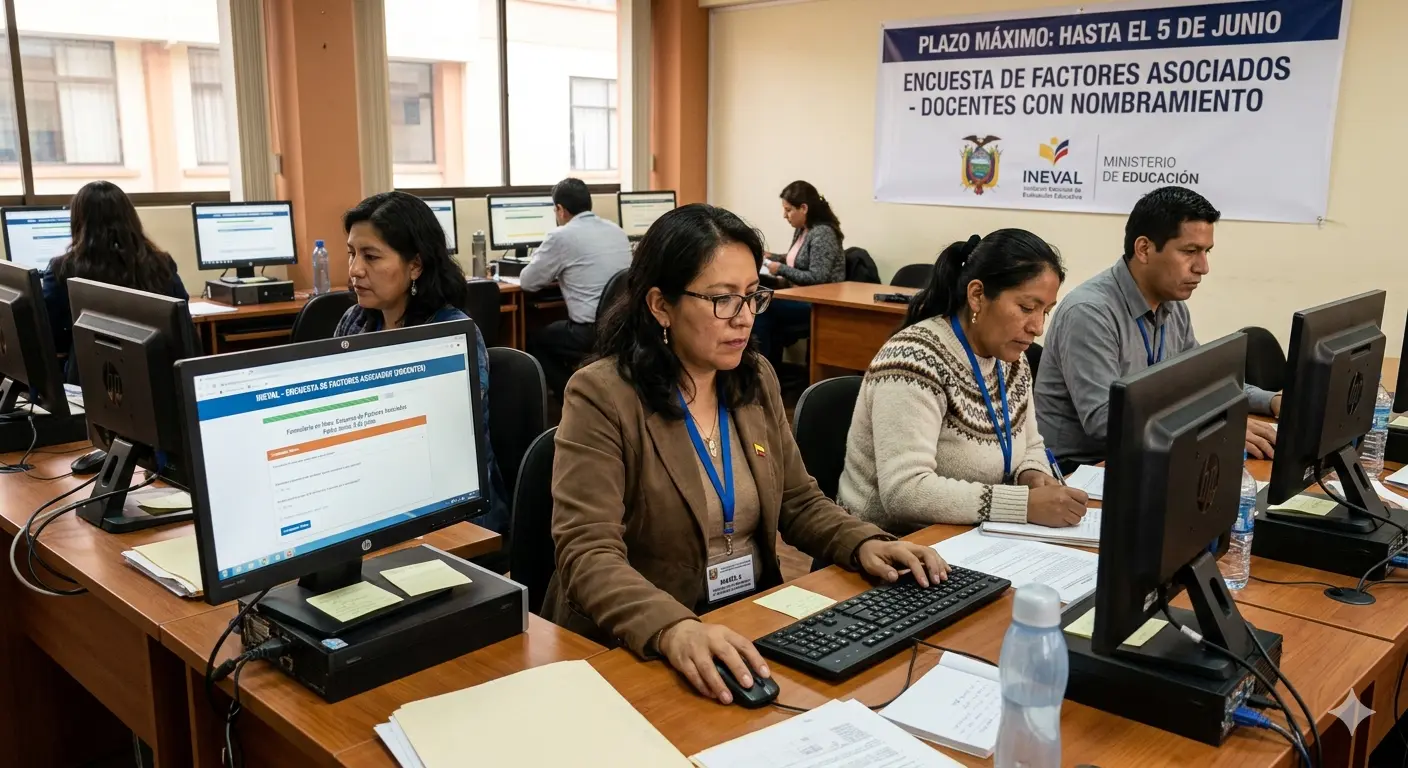 Imagen de ¿Es obligatoria la Encuesta de Factores Asociados para docentes con nombramiento y hasta cuándo se puede llenar?